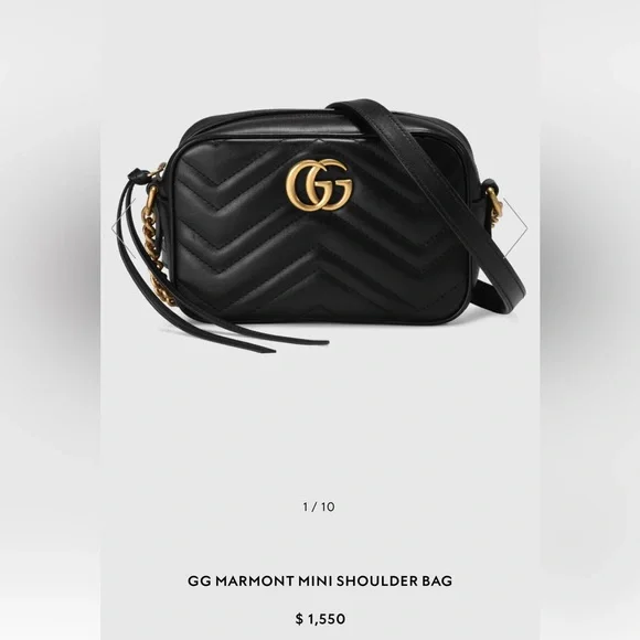 Gucci marmont mini shoulder bag - Picture 2 of 10